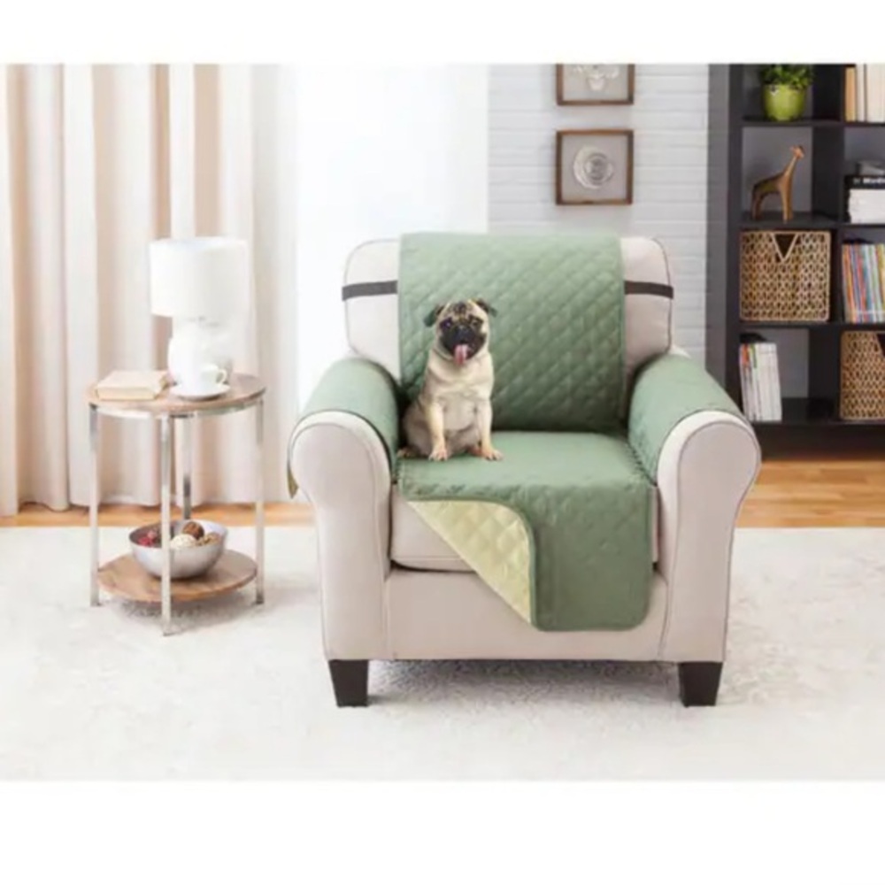 Reversible Chair Furniture Protector‎ Olive/Sage size 75”x65”